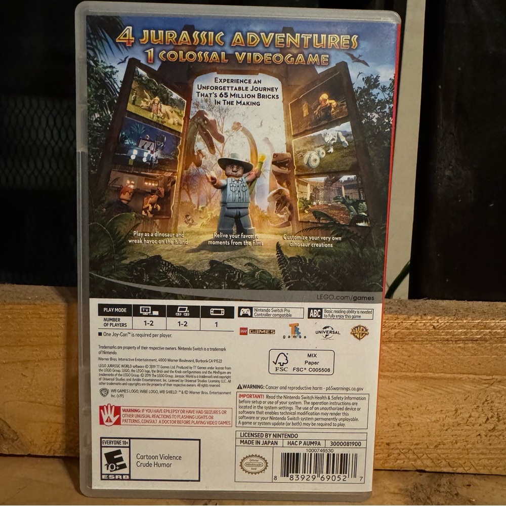 LEGO Jurassic World for Nintendo Switch - Picture 5 of 6